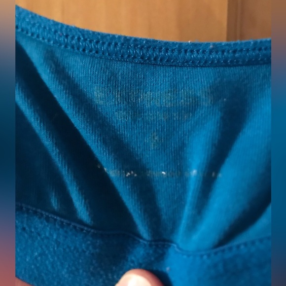 Express Teal Best Loved Bra Cami with Lace Sparkle Trim - Picture 5 of 10